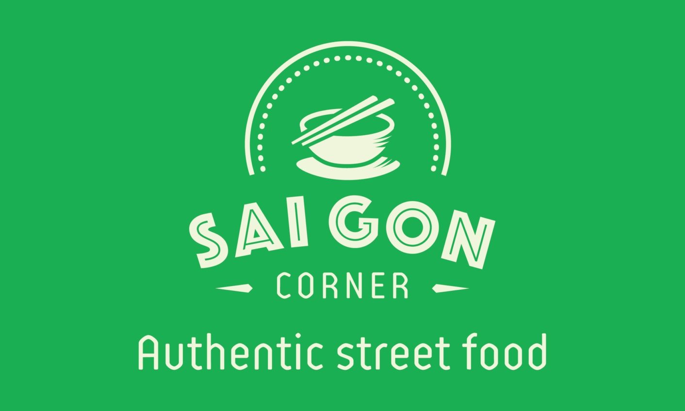 Saigon Corner Logo Slogan Color 02